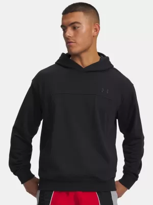Férfi pulóver UNDER ARMOUR RIVAL LW HOODIE 6012335-001 FEKETE