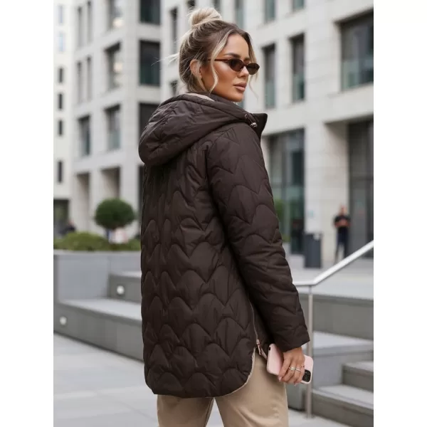  Női kabát DSTREET TY5623 BARNA 
