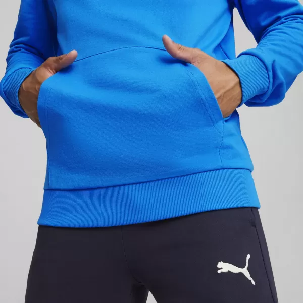  Férfi pulóver PUMA TEAMGOAL CASUALS HOODY 658618_02 IGNITE BLUE/ KÉK/PUMAFEHÉR GYÚJTÁS 