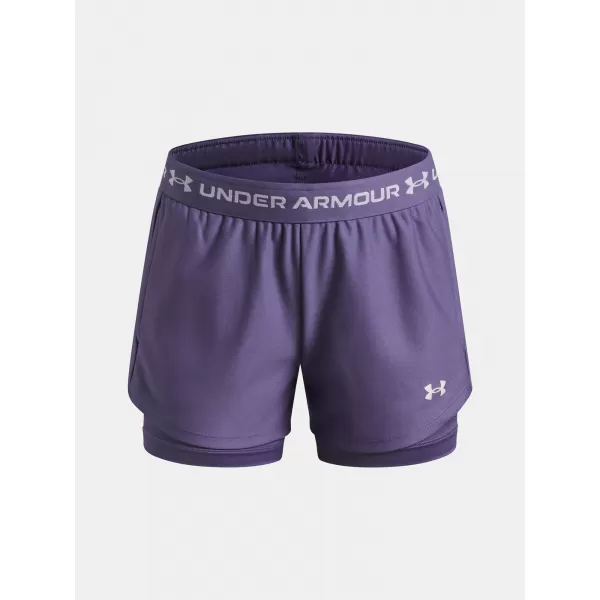  Lány rövidnadrág UNDER ARMOUR UA TECH PLAY UP 2N1 SHORT 6004985-520 LILA 