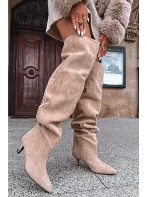 Női csizma BOTO YSOLIENNE 39874 KHAKI
