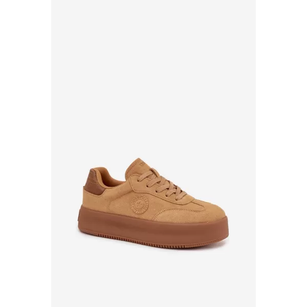  Női tornacipő BIG STAR SS274762 BARNA/BEGE Big Star Shoes 