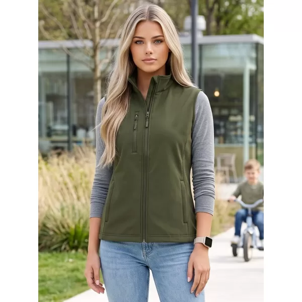  Női softshell mellény ALTISPORT NoPrint NP/ALW965 KATONAI 