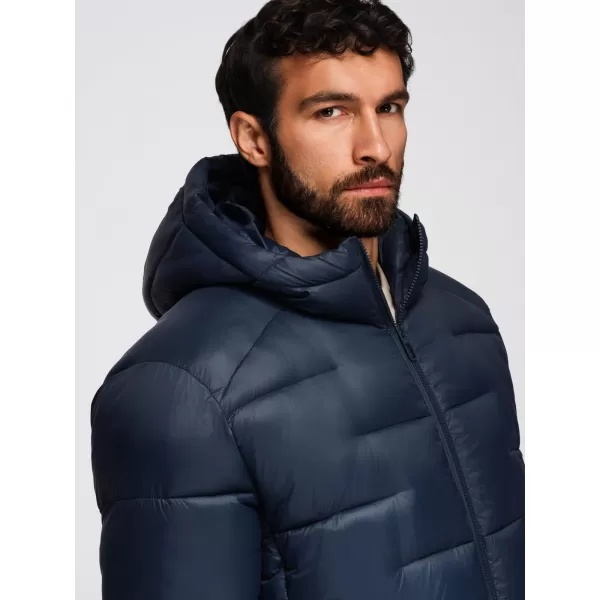  Férfi dzseki OMBRE OM-JAHP-0235 SÖTÉTKÉK 