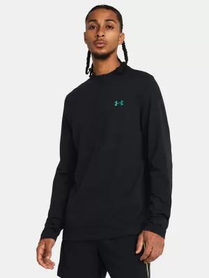 Férfi póló UNDER ARMOUR VANISH ELITE SEAMLESS 1/4 ZP 1382798-001 FEKETE