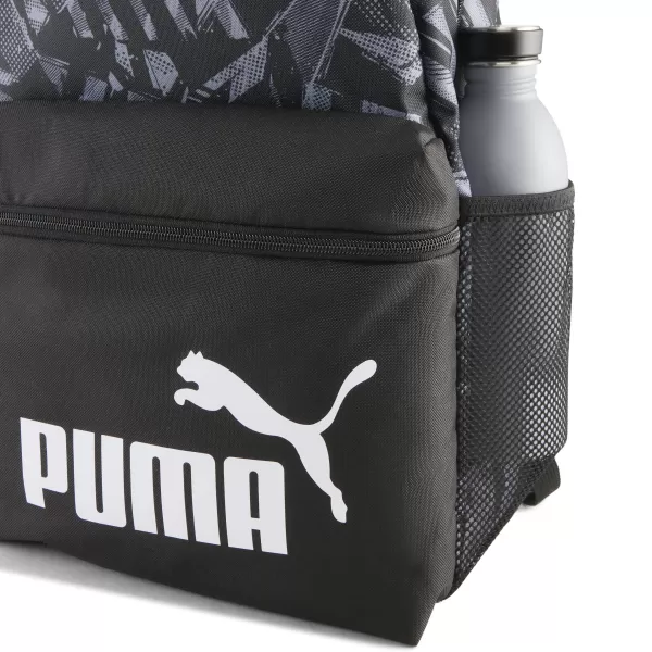 Hátizsák PUMA PHASE AOP BACKPACK 091169_05 PUMA FEKETE/GRAFIKUS AOP 