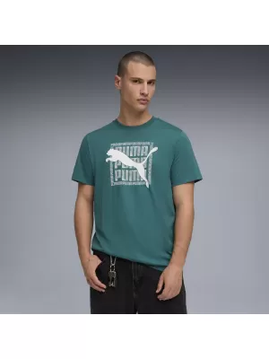 Férfi póló PUMA GRAPHIC TEE 691775_41 SMARAGD JÉG