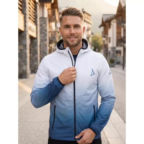  Férfi prémium softshell kabát ALTISPORT VOJ/ALM126JACK01 SÖTÉTKÉK/FEHÉR 