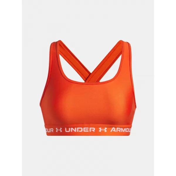  Női melltartó UNDER ARMOUR CROSSBACK MID BRA 1361034-844 NARANCS 