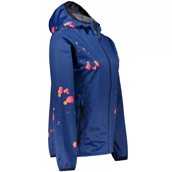  Női prémium softshell kabát ALTISPORT VOJ/ALW077JACK01 SÖTÉTKÉK/NARANCS 