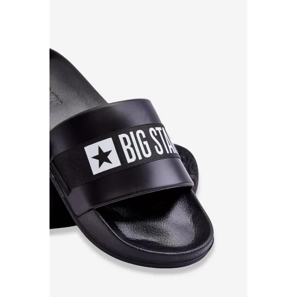  Férfi papucsok BIG STAR LL174458 BLACK Big Star cipők 
