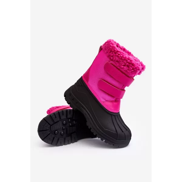  Gyermek téli cipő BIG STAR MM374112 FUCHSIA/BLACK Big Star Shoes 