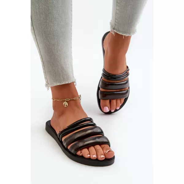  Női papucs IPANEMA 26727 FEKETE 