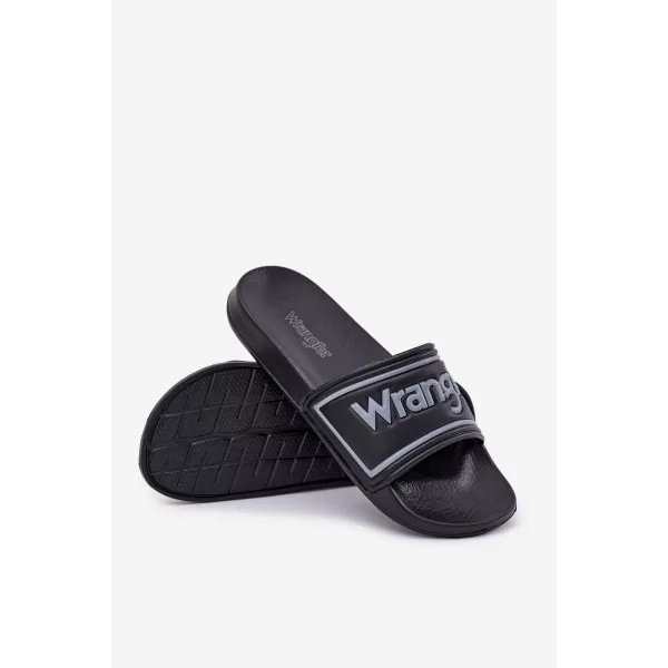  Férfi papucs WRANGLER AVERELL 20251042.25Y FEKETE 