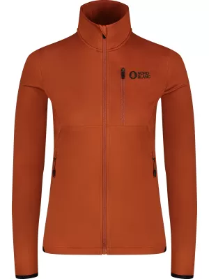 Női powerfleece pulóver NORDBLANC SEDGE NBWFL8291 BARNA