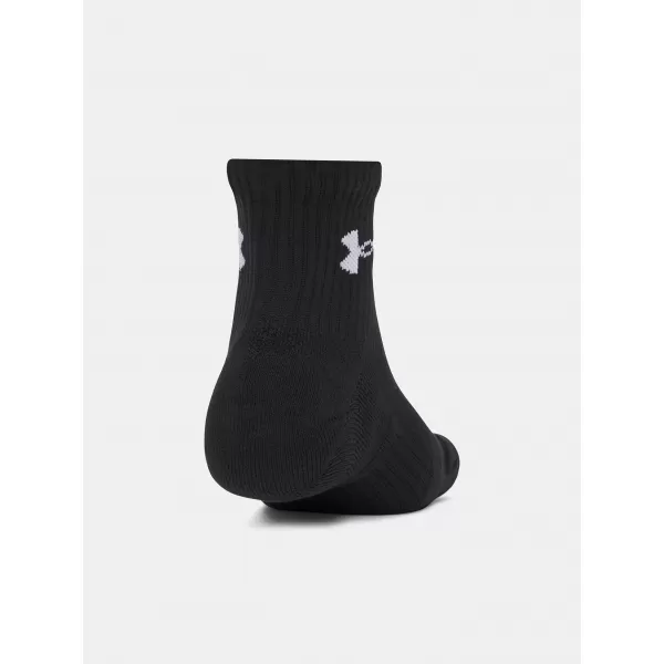  Zokni UNDER ARMOUR PERFORMANCE COTTON 3P QTR 6009686-008 FEKETE 