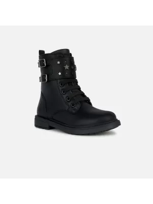 Lány bokacsizma GEOX ECLAIR J169QD000BUC9B1G FEKETE