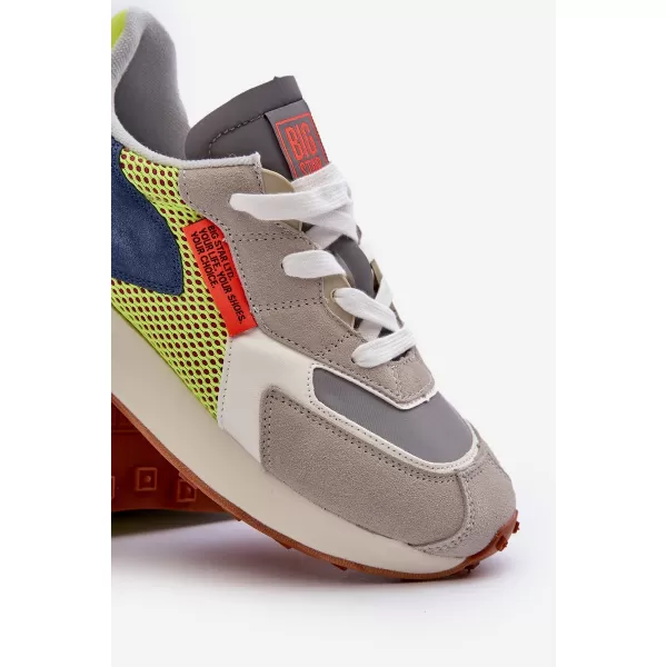  Férfi tornacipő BIG STAR NN174344 GREY Big Star Shoes 