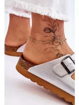 Női papucs BIG STAR LL274476 SILVER Big Star Shoes
