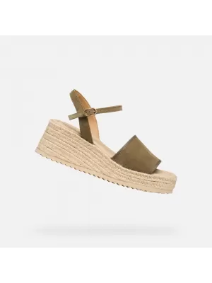 Női szandál GEOX ALEMERIA G012886 KHAKI
