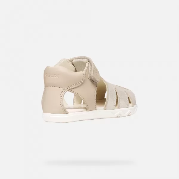  Lány szandál GEOX SANDAL STEPPIEUP B656QA0CR85C5000 BÉZS 