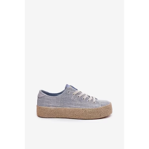  Női tornacipő LEE COOPER LCW-25-02-3284 VILÁGOSKÉK 