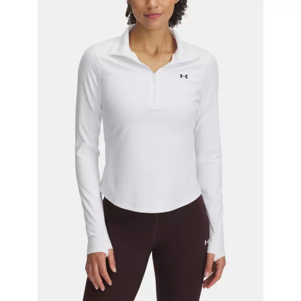  Női póló UNDER ARMOUR MOTION 1/2 ZIP EMEA 6001618-100 FEHÉR 