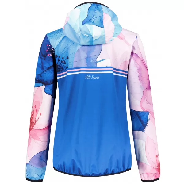  Női prémium softshell kabát ALTISPORT VOJ/ALW117JACK01 KÉK/RÓZSASZÍN 
