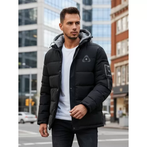  Férfi dzseki DSTREET TX5091 FEKETE 