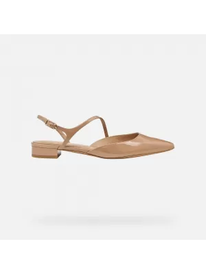 Női balerinák GEOX GISELDA15 G013213 VILÁGOSBARNA