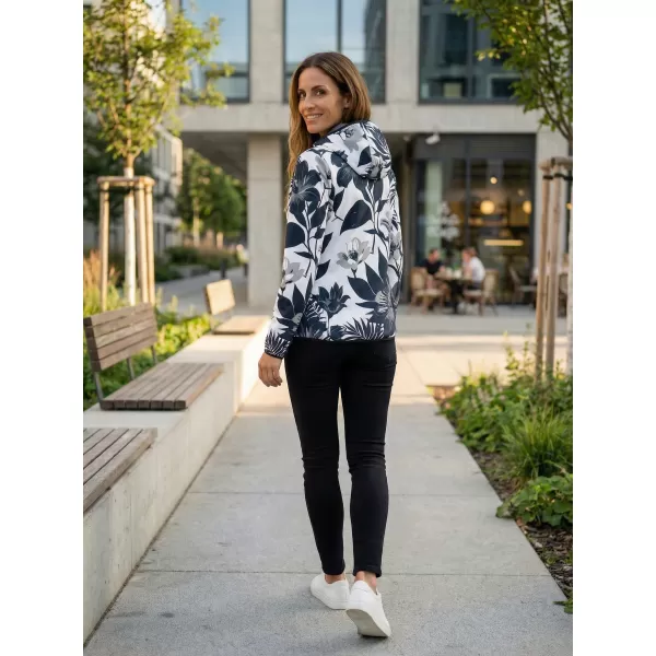  Női prémium softshell kabát ALTISPORT VOJ/ALW115JACK01 FEKETE/FEHÉR 