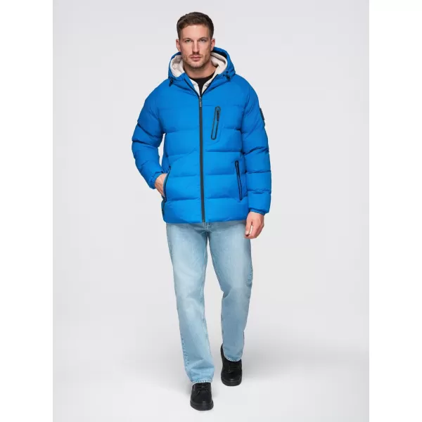  Férfi dzseki OMBRE OM-JAHP-0302 KÉK 