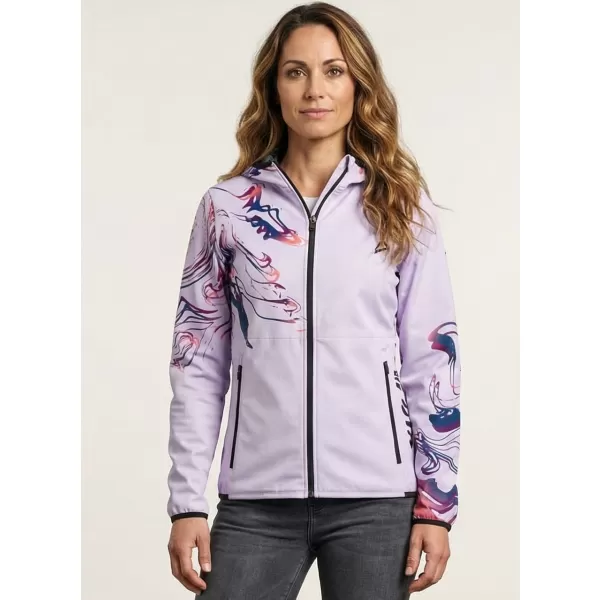  Női prémium softshell kabát ALTISPORT VOJ/ALW064JACK01 HALVÁNYLILA 