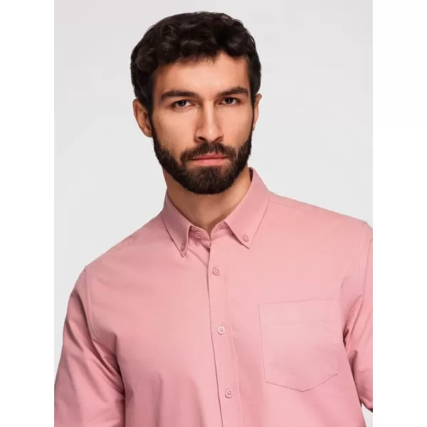  Férfi ing OMBRE K700 RÓZSASZÍN 