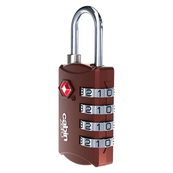  Zár CABINZERO TSA Travel Lock VÖRÖS SANGRIA 
