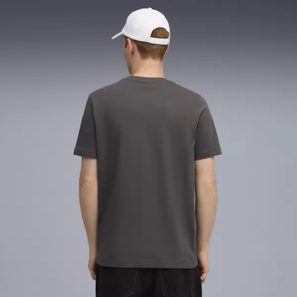  Férfi póló PUMA TECH GRAPHIC TEE 688227-44 SÖTÉTSZÜRKE 