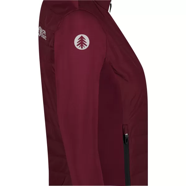  Női sportdzseki NORDBLANC HINTER NBWJL8361 BURGUNDIA 