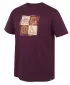 Férfi póló HUSKY TEE SQUARE M LILA