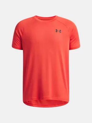 Fiú póló UNDER ARMOUR TECH 2.0 SS 1363284-690 PIROS