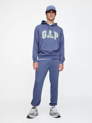 Férfi pulóver GAP HERITAGE LOGO PULLOVER HOODIE 868460-06 CSENDES KÉK
