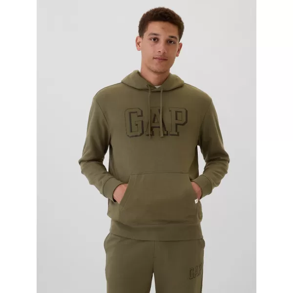  Férfi pulóver GAP ATHLETIC LOGO PULLOVER HOODIE 542302-01 OLAJBOGYÓ ÉJSZAKA 