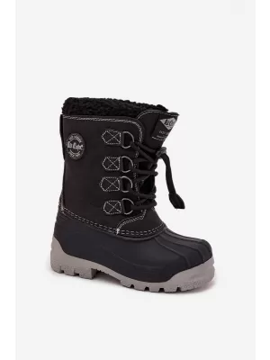 Gyermek téli cipő LEE COOPER LCJ-25-44-3943K FEKETE