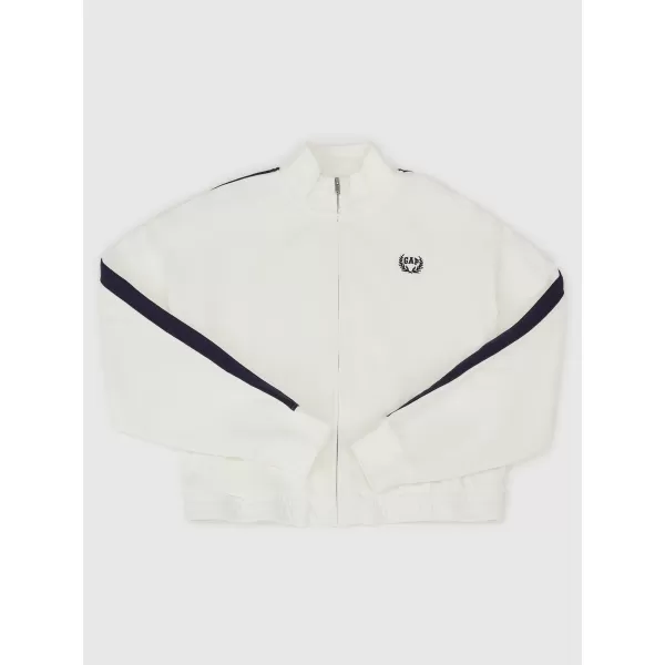  Női kabát GAP LOGO FULLZIP JACKET 732240-03 ÚJ TÖRTFEHÉR 