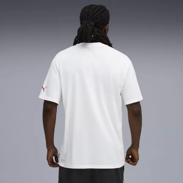  Férfi póló PUMA HOOPAVERSE TEE 3 632891-01 PUMA FEHÉR 