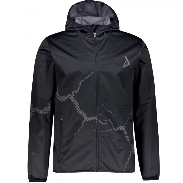 Férfi prémium softshell kabát ALTISPORT VOJ/ALM129JACK01 FEKETE SZÜRKE 