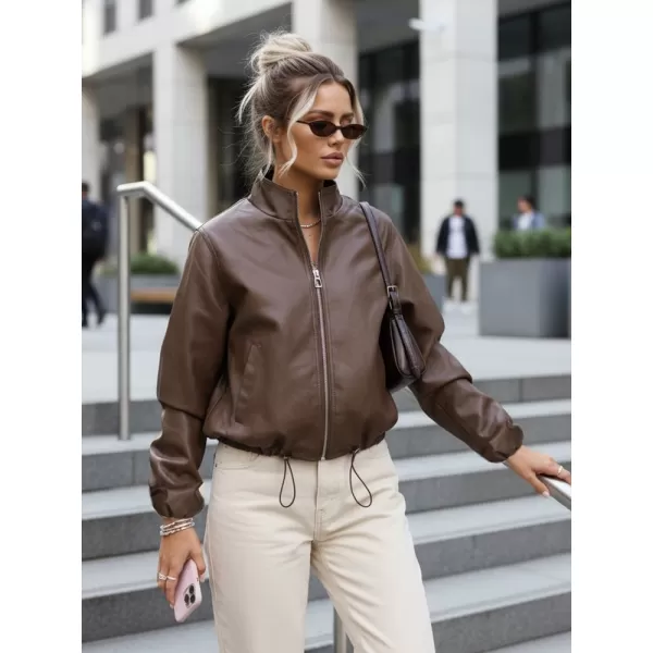  Női kabát DSTREET TY5596 BARNA 