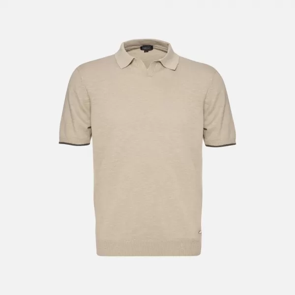 Férfi póló GEOX KNIT G012318 BÉZS 