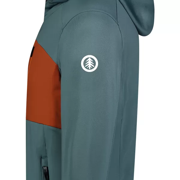  Férfi powerfleece pulóver NORDBLANC BRACKEN NBWFM8286 SÖTÉTZÖLD 