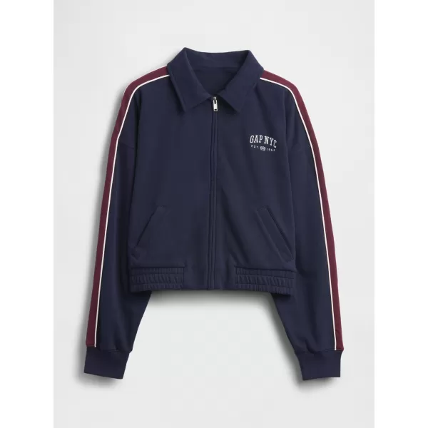  Női kabát GAP LOGO TRACK JACKET 799269-01 HADITENGERÉSZET EGYENRUHA 