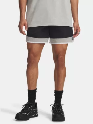 Férfi rövidnadrág UNDER ARMOUR UA ICON WOVEN TRACK SHORTS 6009350-001 FEKETE